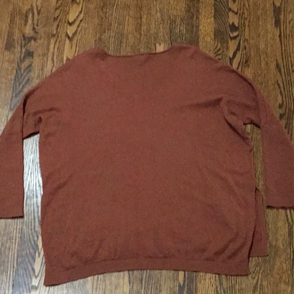 Women's Rust Sweater - Picture 8 of 10